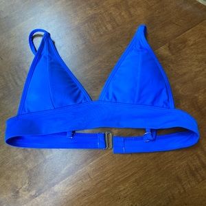 Blue Bikini Top